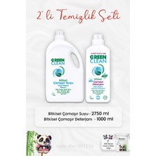 Green Clean Çamaşır Suyu 2750 Ml, Çamaşır Deterjanı 1 Lt ve Rosıe