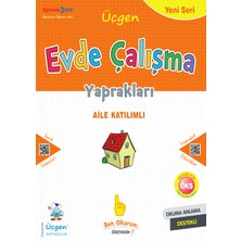 Ata Yayıncılık 1. Sınıfa Hazırlık Seti Afacan Çizgi Çalışmaları - Evde Çalışmaları Yaprakları - Kes Birleştir Etkinlik