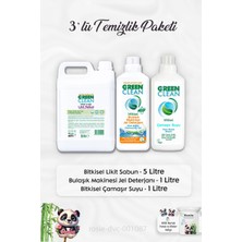 Green Clean Likit Sabun 5 Lt, Çamaşır Suyu 1 Lt, Bulaşık Makinesi Deterjanı 1 Lt ve Rosıe