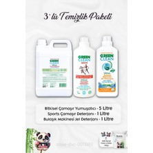 Green Clean Green Clear Yumuşatıcı 5 Lt, Sports Çamaşır Deterjanı 1 Lt, B.makinesi Deterjanı 1 Lt ve Rosıe