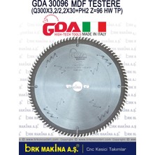 Gda Italyan Marka Mdf Sunta Testere 300X96