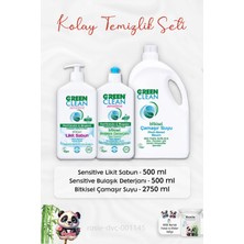 Green Clean Çamaşır Suyu 2750 Ml, B. Deterjanı 500 Ml, Sensitive Likit Sabun 500 ml ve Rosıe