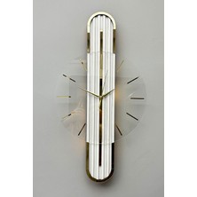 Asse Tasarım Stylish Desıgn-Aynalı-65 cm -Pıllı Led-Sessiz Mekanizma-Asse