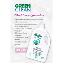 Green Clean Bitkisel Çamaşır Yumuşatıcısı  2750 Ml, Çamaşır Deterjanı 5 Lt ve Rosıe