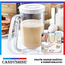 CandyShine Ölçekli Hamur Porsiyonlayıcı Pancake Krema Puding Akıtma Yardımcısı