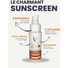 Le Charmant Leke Karşıtı Spf 50+ Yüz Güneş Kremi Günlük Kullanım 50 ml