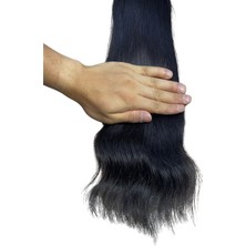 Halit Can HairKing 55CM Doğal (Koyu Kestane) 200ADET, 120GR ,mikro Kaynak [100% Gerçek Insan Saçı]