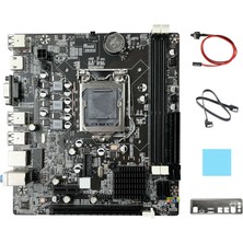 Silhouette B75 Masaüstü Anakart + Sata Kablosu + Anahtar Kablosu + Termal Ped + Bölme LGA1155 Ddr3 Desteği 2X8G Pcı E 16X (Yurt Dışından)