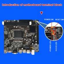 Silhouette B75 Masaüstü Anakart + Sata Kablosu + Anahtar Kablosu + Termal Ped + Bölme LGA1155 Ddr3 Desteği 2X8G Pcı E 16X (Yurt Dışından)