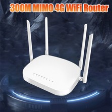 Silhouette 4g Wifi Yönlendirici 300M Mımo 3xlan Bağlantı Noktası 802.11B/G, 4X5DBI Antenli Yuvalı (Ab Fişi) (Yurt Dışından)