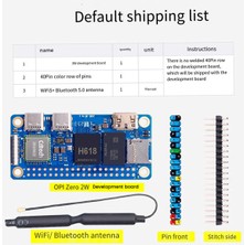Silhouette Sıfır 2W Geliştirme Kartı Için 1g Ram+Genişletme Kartı+Kılıf+Isı Emici Ddr4 H618 Wifi5 Bt5.0 Desteği 4K 60FPS (Yurt Dışından)
