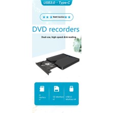 Silhouette Type-C Usb3.0 Harici Mobil DVD Sürücüsü USB Optik Sürücü Dvd/cd 7 In1 Çok Fonksiyonlu Yazıcı Bilgisayar Evrensel (Yurt Dışından)