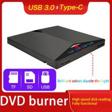 Silhouette Type-C Usb3.0 Harici Mobil DVD Sürücüsü USB Optik Sürücü Dvd/cd 7 In1 Çok Fonksiyonlu Yazıcı Bilgisayar Evrensel (Yurt Dışından)