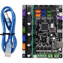 Silhouette Rampalar Açık Kaynak ile Uyumlu Mks Gen-L V1.0 Kontrol Kartı Için 3D Yazıcı Anakartı (Yurt Dışından)