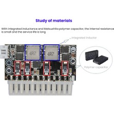 Silhouette Yüksek Güç 300W 12V Dc5.5x2.5mm Giriş Dc-Atx Psu Pico Atx Anahtarı Madencilik Psu 24PIN Mını Itx Dc Atx Pc Güç Kaynağı (Yurt Dışından)