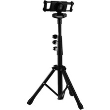 Silhouette Tablet Pc Tripod Taşınabilir Teleskopik Ayarlanabilir Zemin Metal Tripod 4.7-12.9 Inç Tablet/cep Telefonu Için Yükseklik: 55-145CM (Yurt Dışından)