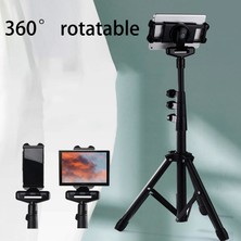 Silhouette Tablet Pc Tripod Taşınabilir Teleskopik Ayarlanabilir Zemin Metal Tripod 4.7-12.9 Inç Tablet/cep Telefonu Için Yükseklik: 55-145CM (Yurt Dışından)