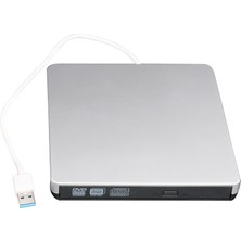 Silhouette DVD Sürücüsü USB 3.0 Optik Oynatıcı Yazıcı Okuyucu Cd-Rw Taşınabilir Harici Kaydedici Yazıcı Harici Cd-Rw / Dvd-Rw Sürücüsü (Yurt Dışından)