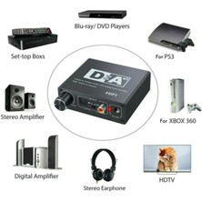 Silhouette Dijitalden Analoga Ses Dönüştürücü Optik Fiberden Koaksiyel Sinyale Rca R/l Ses Kod Çözücü Spdıf Atv Dac Amplifikatör (Yurt Dışından)