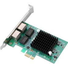 Silhouette 82575 Pci-E X1 2 Bağlantı Noktalı Gigabit Ethernet Sunucu Adaptörü Ağ Kartı Pc Için (Yurt Dışından)