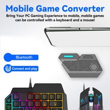 Silhouette Gamepad Mobil Pubg Denetleyici Oyun Klavye Fare Dönüştürücü Bluetooth Ios Android Oyun Adaptörü, Mix Se (Yurt Dışından)