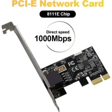 Silhouette Pcıe To RJ45 Ağ Kartı 10/100/1000 Mbps RJ45 Pcı Express Dönüştürücü Lan Ethernet Gigabit Adaptörü Pcıe Masaüstü Bilgisayar Için (Yurt Dışından)