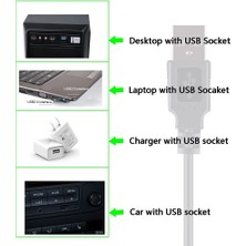 Silhouette USB Güç Arttırma Kablosu Usb'den Dc'ye 12V Boost Dönüştürücü Kablosu, 8 Dc Kafalı Çok Fonksiyonlu Dönüşüm Kablosu (Yurt Dışından)