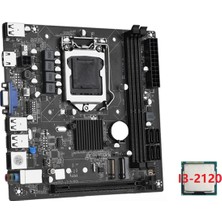 Silhouette Itx H61 Masaüstü Anakart +I3-2120 Cpu Lga 1155 Desteği 16 Gb'a Kadar Ddr3 1600MHZ Ram Yuvaları 100M Ağ Kartı (Yurt Dışından)