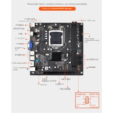 Silhouette Itx H61 Masaüstü Anakart ile 1X4G Ddr3 1600MHZ Ram Cpu Lga 1155 Desteği 16GB'A Kadar Ram Yuvaları 100M Ağ Kartı (Yurt Dışından)