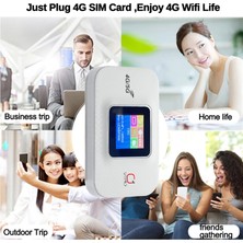 Silhouette E5783 Artı 4g Lte Cat4 300 Mbps Taşınabilir Wifi Router Yuvası ile Araba Mobil Wifi 3000 Mah Pil Taşınabilir Yönlendirici (Yurt Dışından)