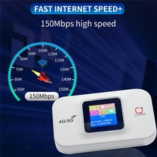 Silhouette E5783 Artı 4g Lte Cat4 300 Mbps Taşınabilir Wifi Router Yuvası ile Araba Mobil Wifi 3000 Mah Pil Taşınabilir Yönlendirici (Yurt Dışından)