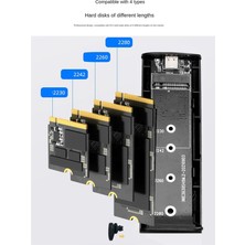 Silhouette M2 SSD Durumda Ngff Sata USB 3.1 Gen 2 5 Gbps SSD Muhafaza Için Ngff Sata B Anahtar/(B + M) Anahtar SSD Sabit Disk Kutusu M.2 Adaptörü (Yurt Dışından)