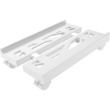 Silhouette Bilgisayar Kulesi Standı Ayarlanabilir Mobil Cpu Standı 4 Tekerlekli Pc Kulesi Standı Çoğu Pc'ye Uygun, Masa Altında Tutucu (Yurt Dışından)