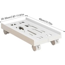 Silhouette Bilgisayar Kulesi Standı Ayarlanabilir Mobil Cpu Standı 4 Tekerlekli Pc Kulesi Standı Çoğu Pc'ye Uygun, Masa Altında Tutucu (Yurt Dışından)