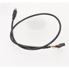 Silhouette 2 Adet USB 9pin USB Tip C Kablo Bilgisayar Anakartı Için Usbc Ikincil Ekran Pc LCD Ekran 9pin USB Kablosu Adaptörü (Yurt Dışından)