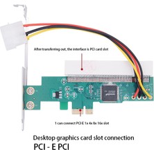 Silhouette Pcı-E'den Pcı Yükseltici Karta, Kolay Çalışırken Değiştirilebilir 2,5 Gbp Pci-E Arayüzü - Pci Kart Yuvası Genişletme Kartı (Yurt Dışından)