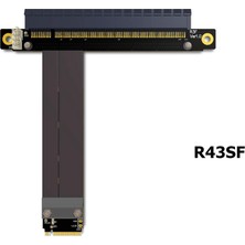 Silhouette R43SF Uzatma Kablosu M.2 Ngff Nvme - Pcıe X16 Sata Güç Kablosu Desteği M.2 Pcıe X4 Btc Madenciliği Için Tam Hız Kanalı (Yurt Dışından)