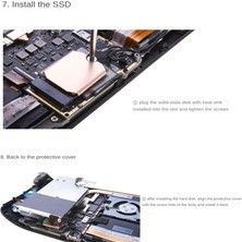 Silhouette M.2 2230 SSD Soğutucu M2 Nvme Katı Hal Sabit Disk Bakır Radyatör 2230 SSD Isı Emici Oyun Konsolu Termal Ped, A (Yurt Dışından)