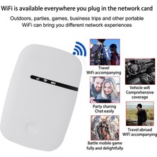 Silhouette 4g Wifi Yönlendirici Mobil Mifi 150 Mbps Wifi Modem Araba Mobil Wifi Kablosuz Hotspot Desteği 8 Kullanıcı Yuvası ile (Yurt Dışından)