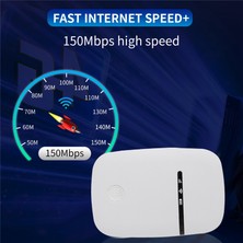 Silhouette 4g Wifi Yönlendirici Mobil Mifi 150 Mbps Wifi Modem Araba Mobil Wifi Kablosuz Hotspot Desteği 8 Kullanıcı Yuvası ile (Yurt Dışından)