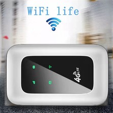 Silhouette Taşınabilir 4g Mifi 4g Wifi Yönlendirici 150 Mbps Wifi Modem Araba Mobil Wifi Kablosuz Bağlantı Noktası Kablosuz Mifi 2100 Mah (Yurt Dışından)