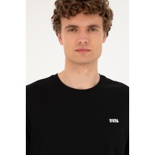 U.S. Polo Assn. Erkek Siyah Tişört 50294290-VR046