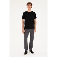U.S. Polo Assn. Erkek Siyah Tişört 50294290-VR046