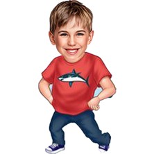 Özcan Tasarım Kişiye Özel Erkek Çocuk Biblosu - Karikatür Biblo