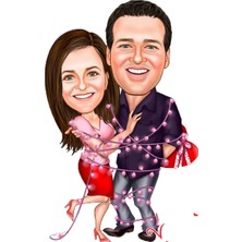 Özcan Tasarım Kişiye Özel Sevgili Biblosu - Karikatür Biblo 7