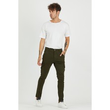 DAMGA JEANS Erkek Mevsimlik Pamuklu Kargo Cepli Pantolon