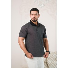 Woolen World Yakalı ve Cepli Desenli Erkek Regular Fit Klasik T-Shirt