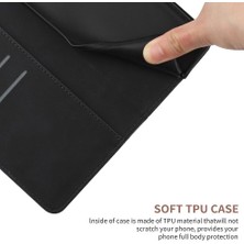 Mellow Shop Onur 90 Akıllı Dikiş Kabartmalı Deri Cüzdan Yüksek Tpu Pu Için Flip Case (Yurt Dışından)