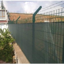 M&Z 1x7 m Yeşil Çit Gölgelik Filesi %75 Yoğunluk Balkon Gölgeleme Bezi Yeşil Çit örtüsü Uv Koruyuculu
