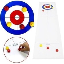 Angle Masa Curling Topu Masa Curling Oyunu Kompakt Curling Aile Oyunları Soğuk Su Sürahi Top Bowing Top Dropship (Yurt Dışından)